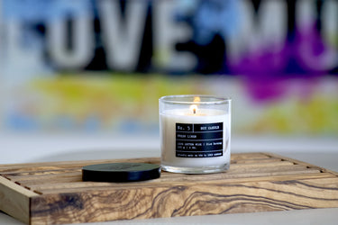 Santal | Luxury Scented Candle | 6 Oz. with Black Lid