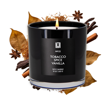 Tobacco, Spice & Vanilla | Luxury Scented Candle | 9 Oz. Jar