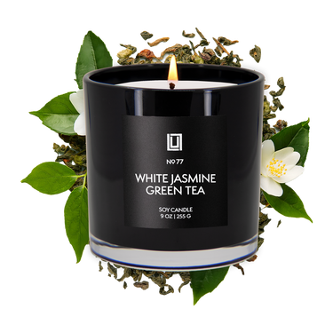 White Jasmine & Green Tea | Luxury Scented Candle | 9 Oz. Jar