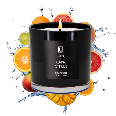 Capri Citrus | Luxury Scented Candle | 9 Oz. Jar