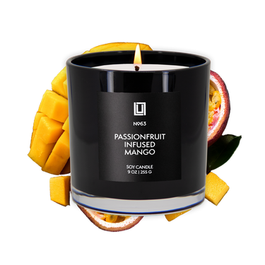 Passionfruit Infused Mango | Luxury Scented Candle | 9 Oz. Jar