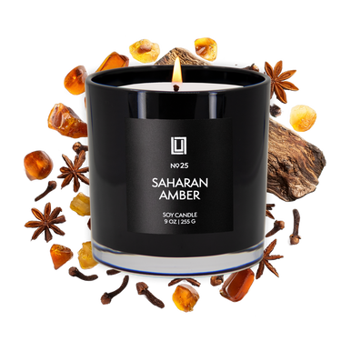 Saharan Amber | Luxury Scented Candle |  9 Oz. Jar