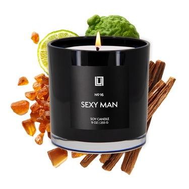 Sexy Man (Smells Like Men's Cologne) | Luxury Scented Candle | 9 Oz. Jar