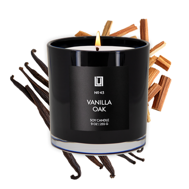 Vanilla Oak | Luxury Scented Candle | 9 Oz. Jar