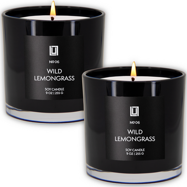 Wild Lemongrass | Luxury Scented Candle | 2Pack - 9 Oz. Jar