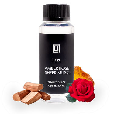 Amber, Rose & Sheer Musk | Reed Diffuser Refill Oil