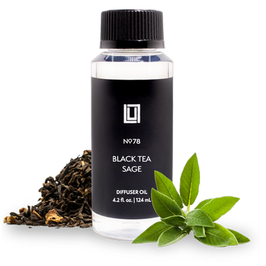 Black Tea & Sage | Scenting Machine Oil Refill | 4 FL Oz.