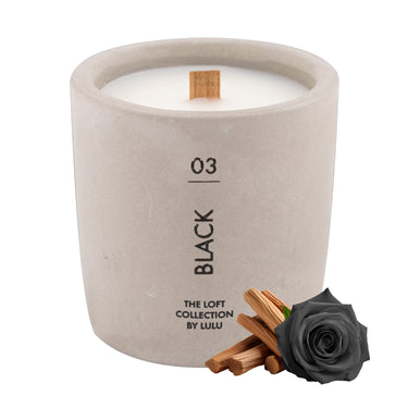 Black  |  9 Oz. Cement Jar w/ Box  |  The Loft Collection