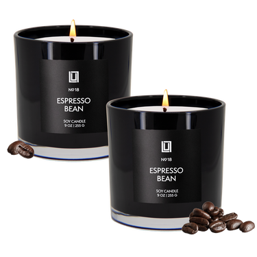 Espresso Bean | Luxury Scented Candle | 2Pack - 9 Oz. Jar