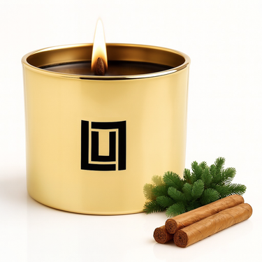 No. 25 Fireside - Firewood & Oud |  Holiday Christmas Gift | 11 Oz. Jar with Gift Box