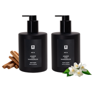 Jasmine, Oud & Sandalwood | Revitalizing Body Wash & Nourishing Body Lotion | 16 Oz.