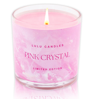 Pink Crystal | 9 Oz. Jar with Box | In the Clouds Collection | Spring Candle