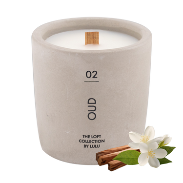 Oud  |  9 Oz. Cement Jar w/ Box  |  The Loft Collection