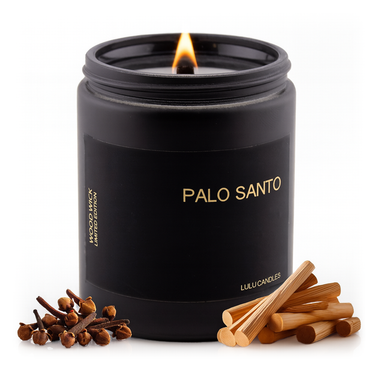 Palo Santo | 8 Oz.  Mason Jar with Box | Wood Wick Collection