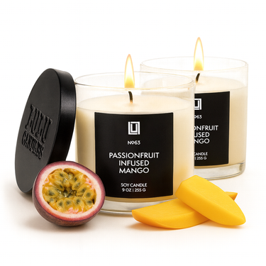 Passionfruit Infused Mango | Luxury Scented Candle | 2Pack - 6 Oz. Jar
