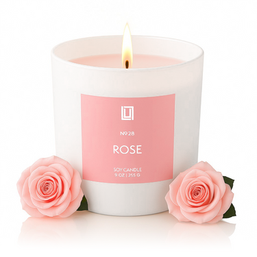 Smells Like Roses  |  9 Oz. Jar w/ Pink Wax | Limited Edition
