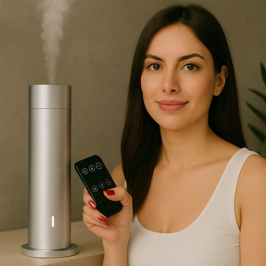 Wireless Tower Diffusing Machine  - Up to 1000 Sq. Ft - in Silver