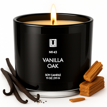 Vanilla Oak | Luxury Scented Candle | 11 Oz. Jar