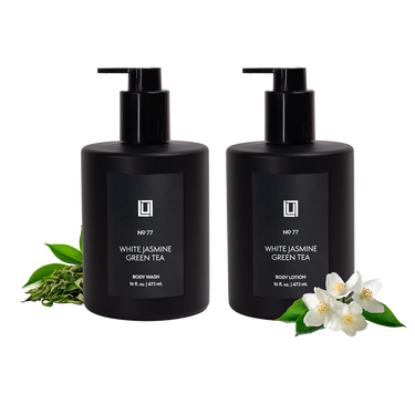 White Jasmine & Green Tea | Revitalizing Body Wash & Nourishing Body Lotion | 16 Oz.